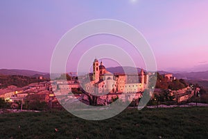 Skyline at Sunset in Urbino