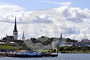 Skyline of Tallinn, Estonia