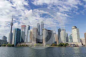 Skyline of Toronto in Ontario Canada