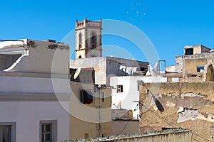 Skyline with a tower, El Jadida, Morocco