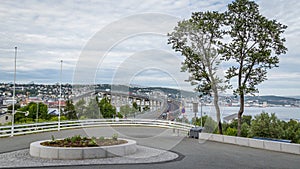 Skyline of Tromso in Norway