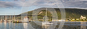 Skyline of Tromso in Norway