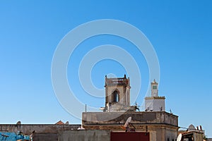 Skyline with two towers, El Jadida, Morocco