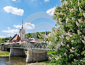 Skyline Untermhaus in Gera ThÃÂ¼ringen East Germany