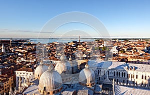 Skyline Venezia Dome San Marco, Venice, Italy