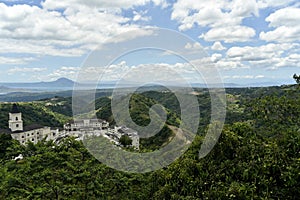 Skyline view around Tagaytay city Hightland at the day, Philippines