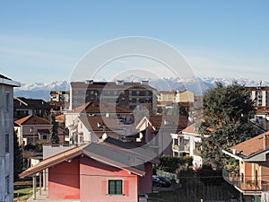Skyline view of the city of Settimo Torinese