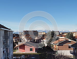 Skyline view of the city of Settimo Torinese