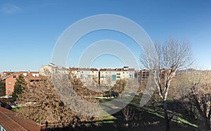 Skyline view of the city of Settimo Torinese