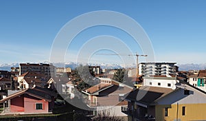 Skyline view of the city of Settimo Torinese