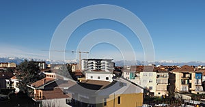 Skyline view of the city of Settimo Torinese