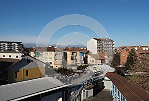 Skyline view of the city of Settimo Torinese