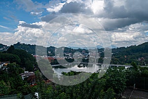 Skyline view of Kandy, Sri Lanka