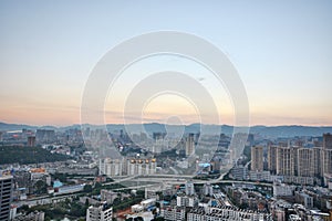 Skyline View of kunming city