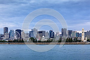Skyline view on Montreal Quebec