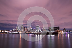 Skyline view on Montreal