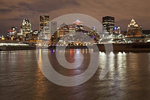 Skyline view on Montreal