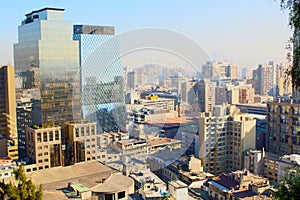 Skyline view of Santiago de Chile