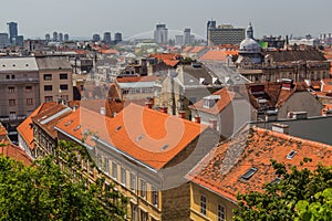 Skyline view of Zagreb, Croat