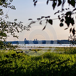 Skyline viewed from Juanita Bay Park