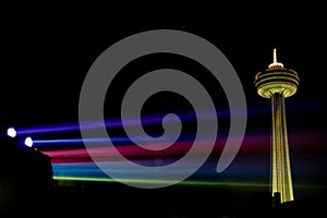 Skylon Tower at Night