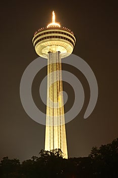 The Skylon Tower at Night