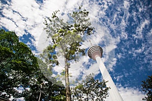 Skyscape with Menara tower Malaysia