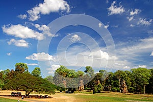 Skyscape of Prasat Suor Prats, Combodia