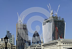 Skyscraper Construction in London