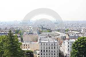 Skyscraper downtown cityscape Paris France