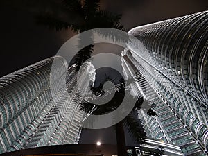 The skyscraper in downtown of Kuala Lumpur.