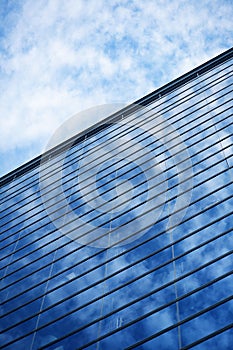 Skyscraper glass windows