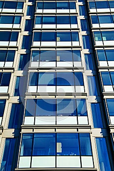 Skyscraper glass windows