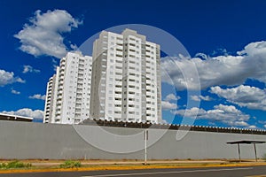 Skyscraper, high modern building in the city