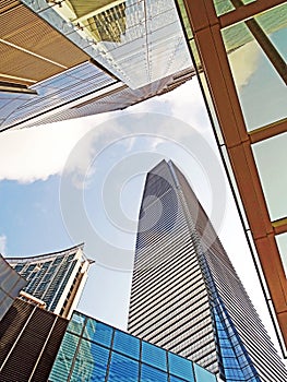 Skyscraper International Commerce Centre ICC in Hong Kong