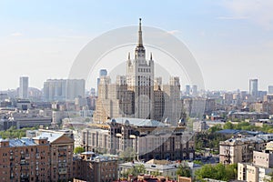 Skyscraper on Kudrinskaya Square in Krasnaya