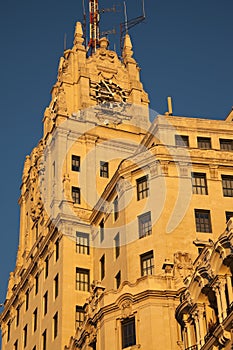 Skyscraper in Madrid, Spain