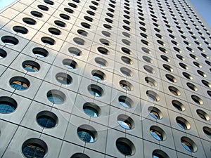 Skyscraper with round windows