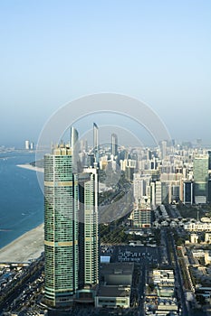 Skyscraper skyline Abu Dhabi