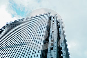 Skyscraper and tower of business center, Business concept.