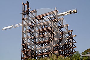 Skyscraper under construction