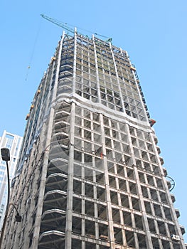 Skyscraper under construction