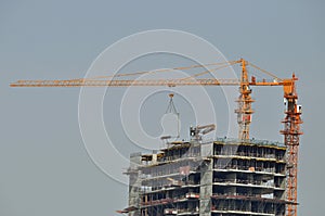 Skyscraper under construction