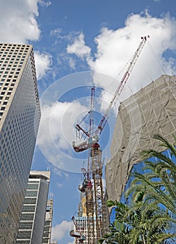 Skyscraper under construction