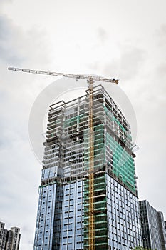 Skyscraper under constructure