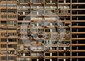 Skyscraper Windows and Porches Details