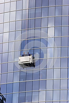 Skyscraper windows washers