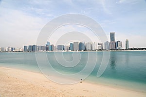 Skyscrapers of the Abu Dhabi city, United Arab Emirates