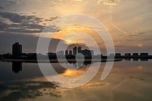 Skyscrapers of the Abu Dhabi city, United Arab Emirates