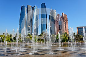 Skyscrapers of Abu-Dhabi, UAE